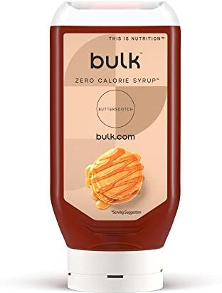 Bulk Sciroppo Zero Calorie, Senza Zucchero, Butterscotch, 400 ml