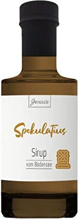 Genüssle Sciroppo di Speculatius Bio 200 ml – Sciroppo di Spekulatius dal Lago di Costanza – Sciroppo invernale – Naturale senza additivi