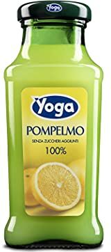 Yoga 24 bottiglie di succo di frutta per , con pompelmo, 100% pompelmo, 200 ml