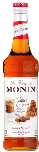 Monin Sciroppo per cocktail e dolci  gusto caramello salato 70 cl con zucchero