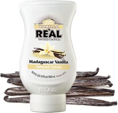 Generico Reàl®   Sciroppo Base Purea Vaniglia   Sciroppo Vaniglia Madagascar   Vaniglia per Dolci e Preparazioni 1 x 500 ml