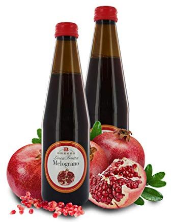 Brezzo Succo Di Melograno, Linea Frutta, Bottiglia Di Vetro Da 330 Ml (confezione da 2 pezzi)