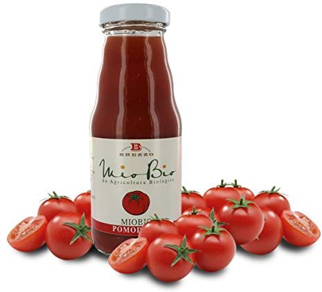 Brezzo Succo Di Pomodoro, In Vetro, 12 Bottigliette Da 200 Ml, Tot. 2,4 Litri