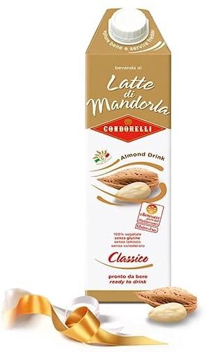 Generico Latte di Mandorla Classico Condorelli 6 Brik da 1 Litro Vegetale