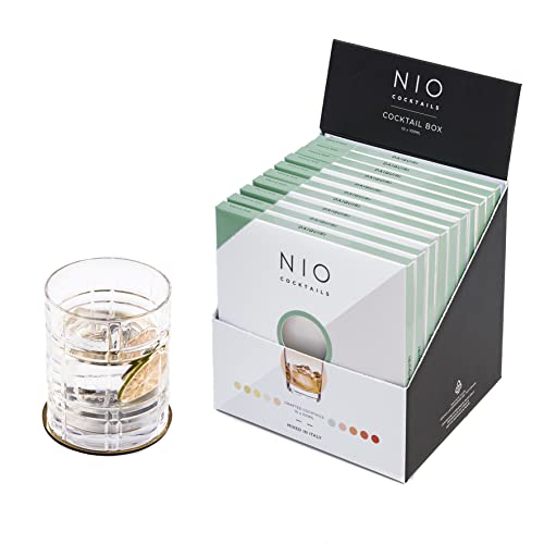 NIO Cocktails Drink Miscelati da 100ml l'uno, 10 Daiquiri (Rum Ron Santiago Carta Blanca, Zucchero Liquido Toschi, Acido Citrico Bio, 23.2% VOL.)