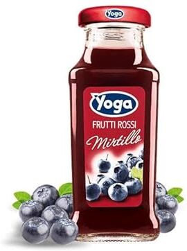 Generic Succo di frutta MIRTILLO, frutti rossi ! Pack 12 bottiglie da 200 ml