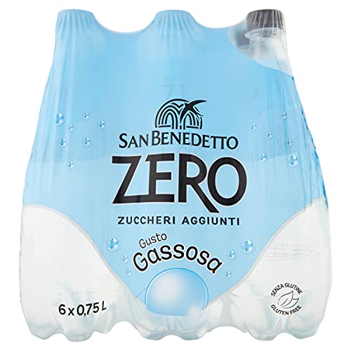 San Benedetto Gassosa Zero Zuccheri Aggiunti, 6 x 75cl