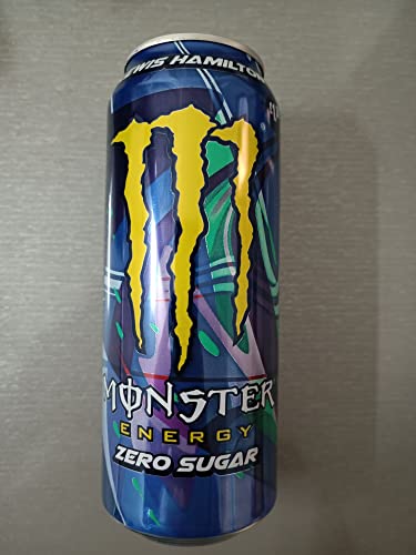 Monster Cable LEWIS HAMILTON ZERO ZUCCHERI SUGAR CALORIE EDIZIONE LIMITATA REGNO UNITO 500ml