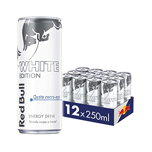 Bull Energy Drink, Gusto Cocco Açaí, 250 ml (12 Lattine)