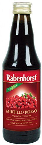 Rabenhorst Succo Di Mirtillo Rosso Puro 100% Biologico 330ml