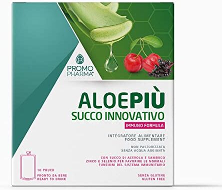 Generico Promo Pharma Aloe Più Succo Innovativo (Immuno Formula 10 puoch da 50ml)