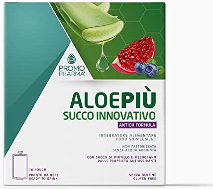 Generico Promo Pharma Aloe Più Succo Innovativo (Antiox Formula 10 puoch da 50ml)