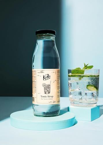 KoRo Concentrato per acqua tonica 500 ml Per la produzione di bevande Per cocktail, long drink e mocktail Sapore dolce e leggermente amaro