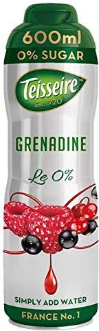 Teisseire Sirop Grenadine 0% Zucchero 600ml