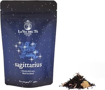 Via Tè nero Sagittarius sacchetto 50 gr gusto di fragola e cedro