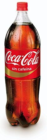 Coca-Cola Senza caffeina, soda con gas di cola, 2 l (confezione da 6), bottiglia di plastica