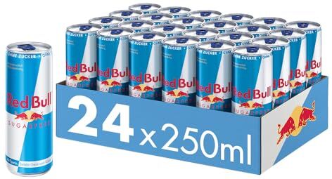 Bull sugarfree Energy Drink, confezione da 24, monouso (24 x 250 ml)