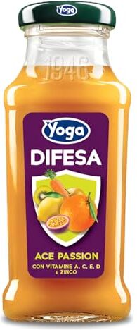 Yoga Succo di Frutta ACE Passion Difesa Confezione da 24 Bottiglie da 200 ml