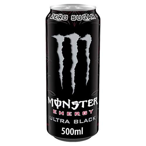 Monster Cable Energy, Ultra Black, 12 lattine da 500 ml