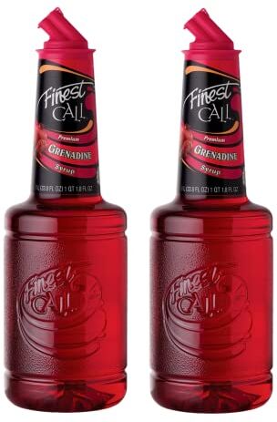 Generico Finest Call® Sciroppo di Granatina per Cocktails 2 x 1 Litro