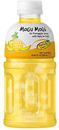 Mogu Mogu Succo di ananas Nata De Coco, 10.82 Fl Oz (6 Bottiglie)