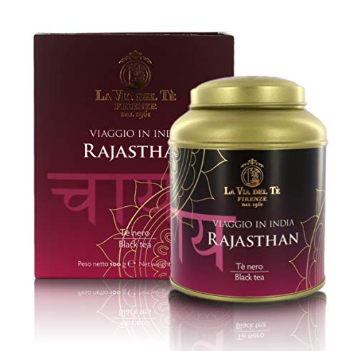 Via Rajasthan", Tè Nero Indiano, Barattolo di Latta, 100g