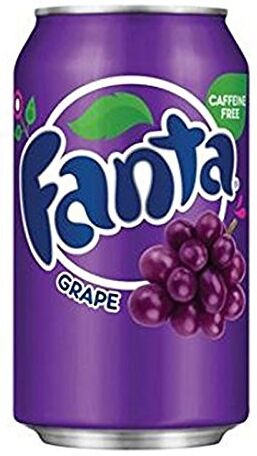 Fanta 12 x LATTINA  GRAPE GUSTO UVA 355 ML BIBITA COKE DRINK PARTY BARATTOLO