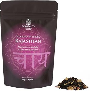 Via Tè nero Rajasthan chai indiano, speziato (50, Grammi)