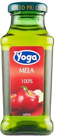 Yoga Succo di Frutta Mela 100% Confezione da 24 Bottiglie da 200 ml