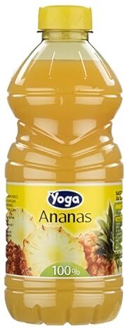 Yoga Succo di Frutta Ananas 100% PET Con Beccuccio 1000 ml x 6