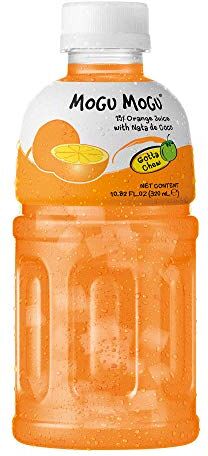 Mogu Mogu Succo di arancia Nata De Coco, 10.82 Fl Oz (6 bottiglie)