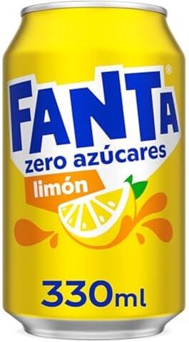 Fanta Refresco de limón  Zero lata 33 cl