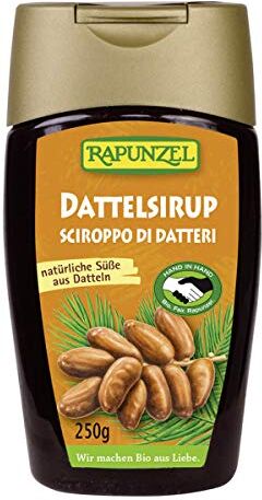 Rapunzel sciroppo biologico di datteri dolcificante naturale no lattosio no zucchero no glutine sciroppo_datteri_250gr