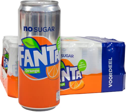 Fanta Orange Zero sleekcan 24x33 cl NL
