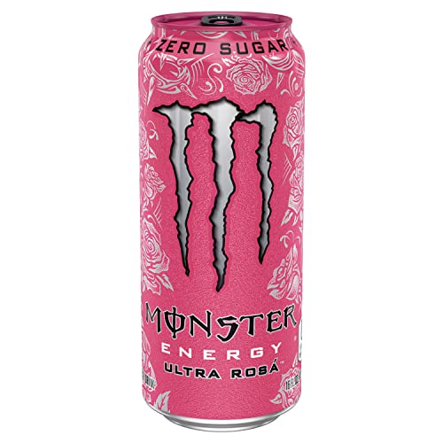 Monster Cable 1 LATTINA MONSTER ULTRA ROSA' USA ENERGY DRINK ZERO ZUCCHERI ZERO SUGAR 473ml