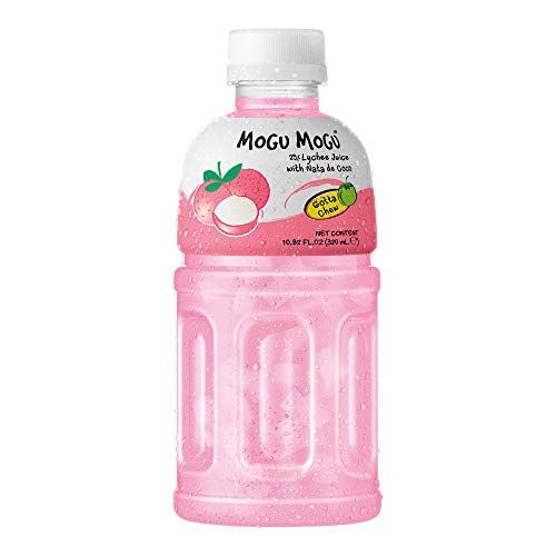 Mogu Mogu Litchi Nata De Coco Succo, 10.82 Fl Oz (6 Bottiglie)