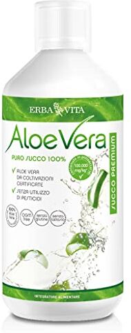 ERBA VITA Aloe Vera Succo Naturale Gocce 1000 ml