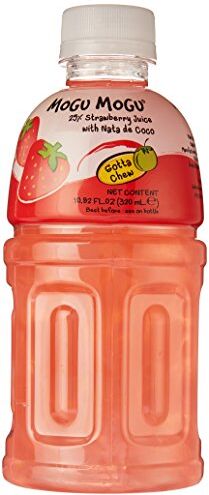 Mogu Mogu Bevanda Nata coco Fragola MOGU 320ml Thailandia Set di 12 pezzi