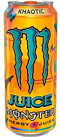 Monster Cable KHAOTIC JUICE ENERGY DRINK 473ml USA STATI UNITI