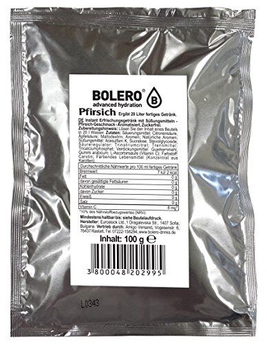 Bolero Drinks – Peach (5 sacchetti da 100 g), 500 g