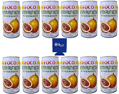 Generic Foco Passion Fruit Nectar (Nectar De Maracuya) 350 ml (Free Miras Soda Foam Can Cooler Incluso!)