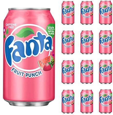 Fanta Fruit Punch 355 ml 12 unità