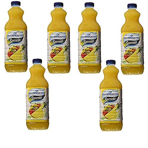 San Benedetto 6 X  Succoso Ananas Fusion PET bottiglia 1,5 litri succo di frutta