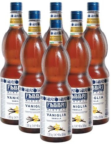 Fabbri Mixybar Vanilla Syrup 6x 1ltr