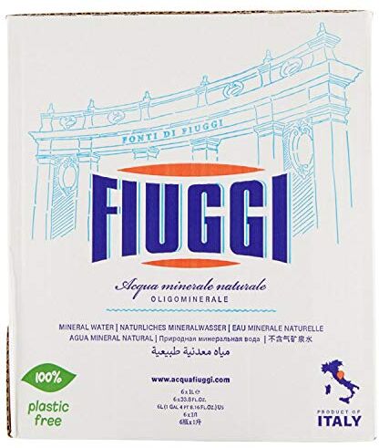 Fiuggi Acqua Minerale Naturele Oligominerale Confezione da 6 x 1000 ml