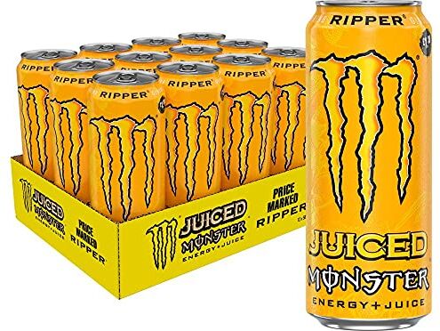 Monster Cable Energy Plus Juice Can 500 Ml (pack Of 12)