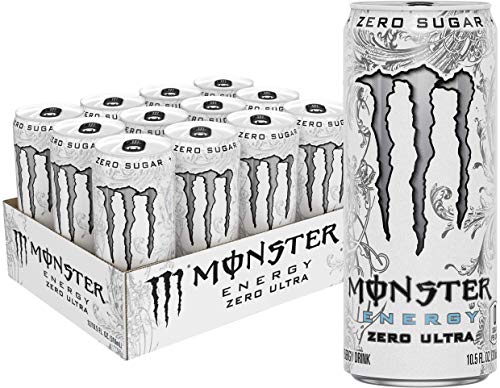 Monster Cable Zero Ultra, bevanda energetica senza zucchero, 453,6 g (confezione da 12)