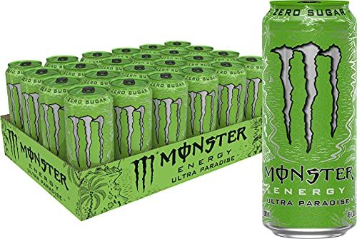 Monster Cable Ultra Paradise, bevanda energetica senza zucchero, 453,6 g (confezione da 24)