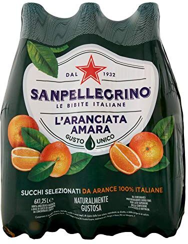 Bibite Sanpellegrino SANPELLEGRINO Bibite Gassate, L'ARANCIATA AMARA 1,25l x 6