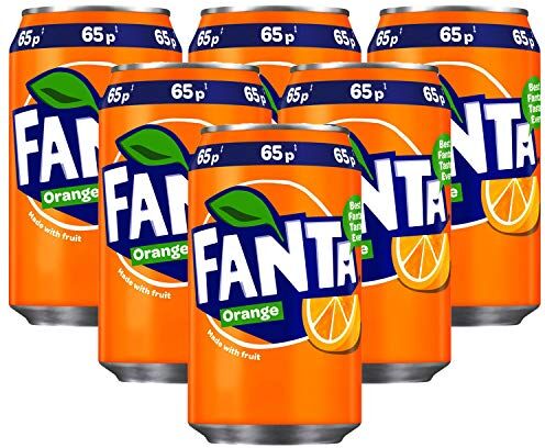 Fanta Bevanda Frizzante Frutta Arancia, 6 x 330